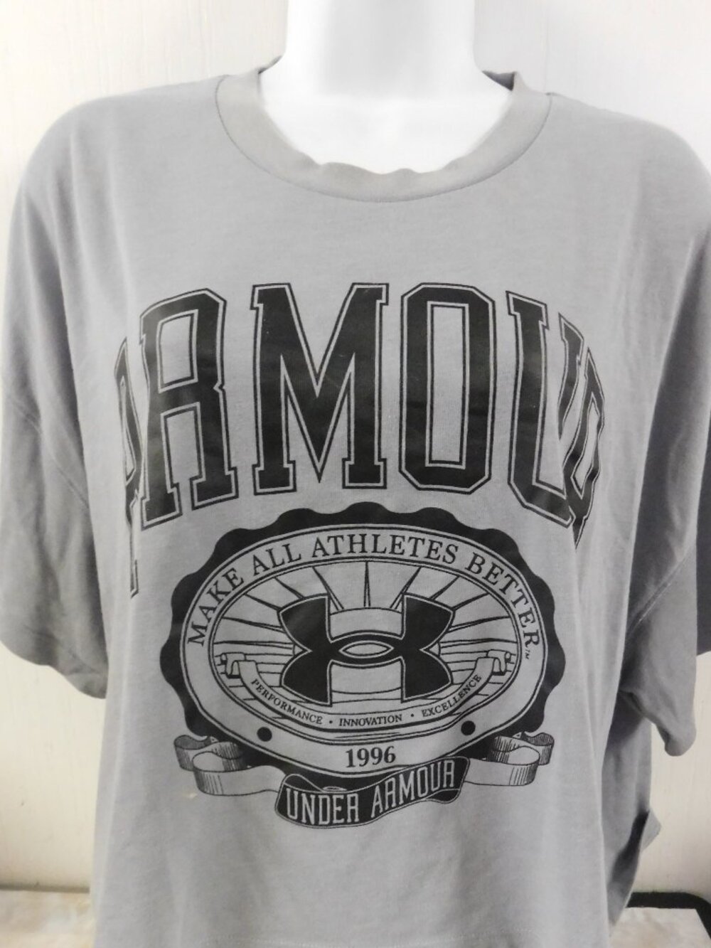 Under Armour Make All Athletes Better Loose Fit Crop Shirt XL